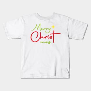 Merry CHRISTmas Kids T-Shirt